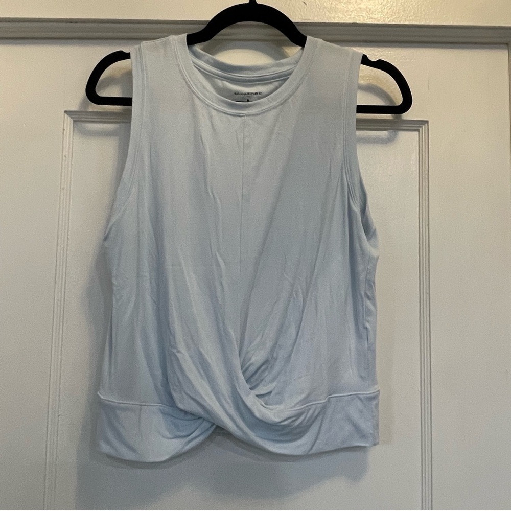 Banana Republic muscle tank with twist front